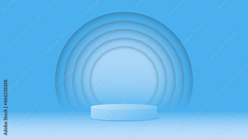 Obraz premium Vector background 3d podium minimal style. Backdrop for presentation product.