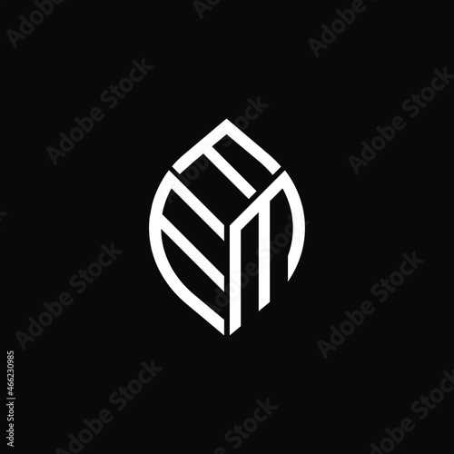 FEM letter logo creative design. FEM unique design
