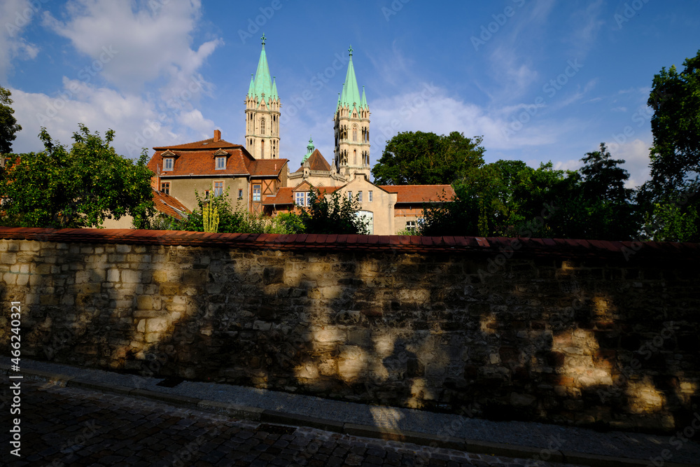 Fototapeta premium Der Naumburger Dom, UNESCO-Weltkulturerbe, Naumburg/Saale, Burgenlandkreis, Sachsen-Anhalt, Deutschland.