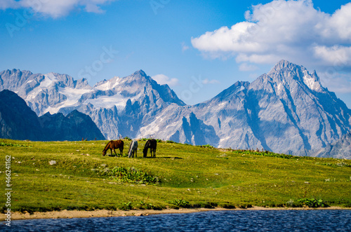 Svanetian mountains photo