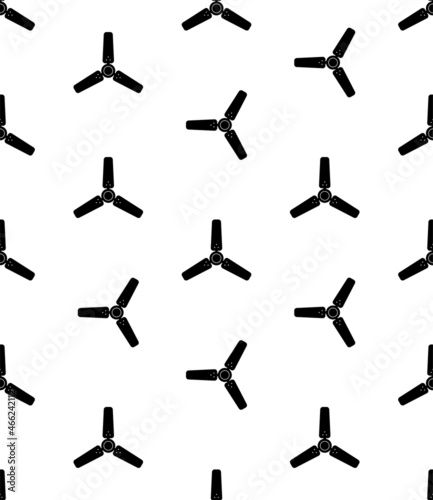 Ceiling Fan Icon Seamless Pattern, Fan Icon