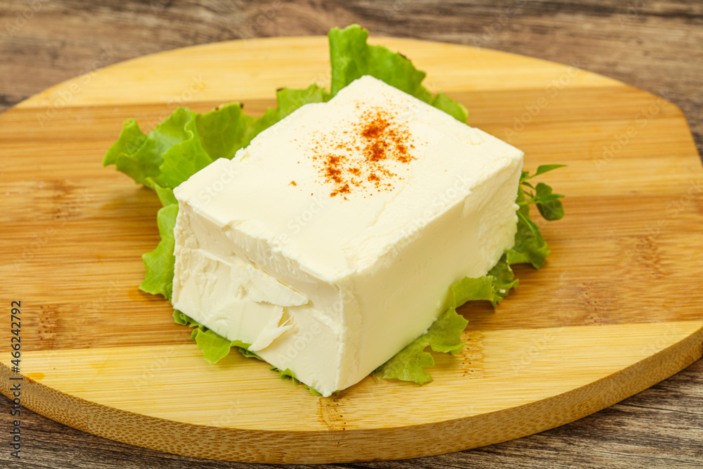 Greek traditional soft feta cheese