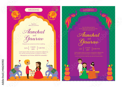 Indian wedding invite