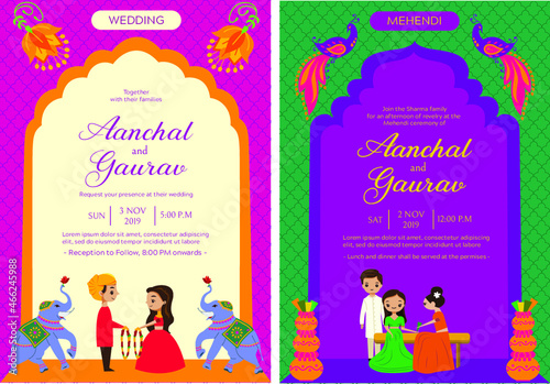 Indian wedding invite