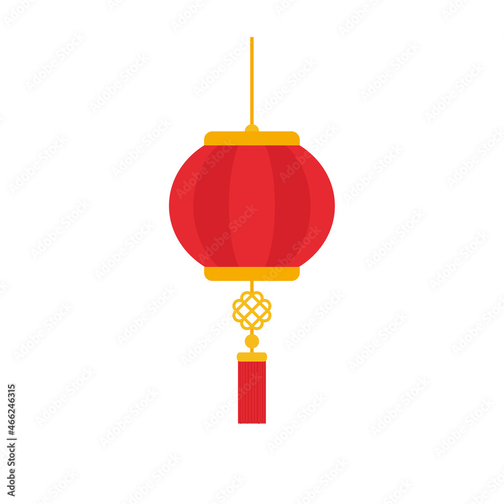 red round chinese lantern element for decoration for Chinese New Year red round chinese lantern element for decoration for Chinese New Year