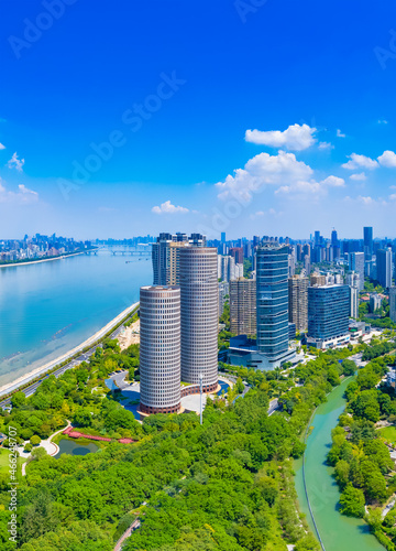 Urban scenery of Hangzhou, Zhejiang Province, China photo