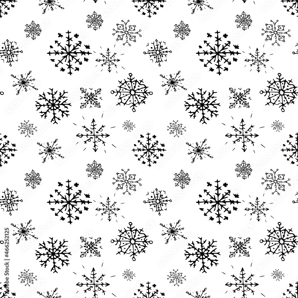 seamless pattern with snowflakes seamless pattern with snowflakes