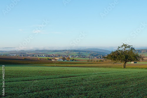 Röllbach in Herbstlicher Landschaft