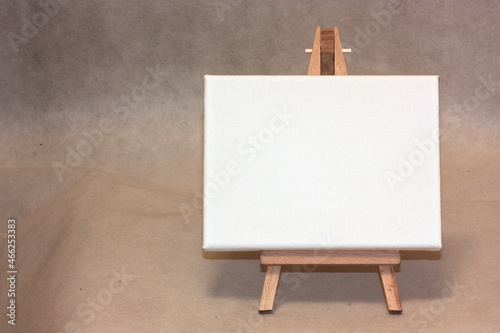 A Blank Canvas to show the concept of imagination and artistry