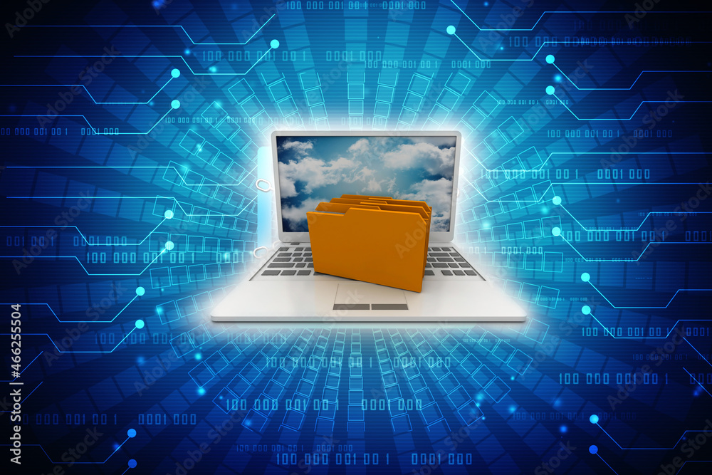 3d rendering Folder connected to computer network
3d rendering Folder connected to computer network