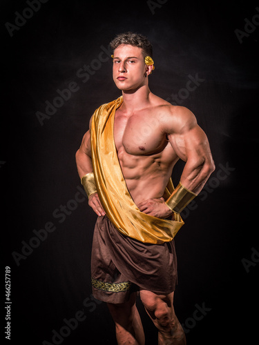 Fotografie Greek god or Roman aristocrat looking at camera