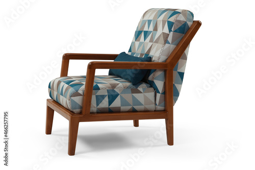 armchair isolated on a white background . 