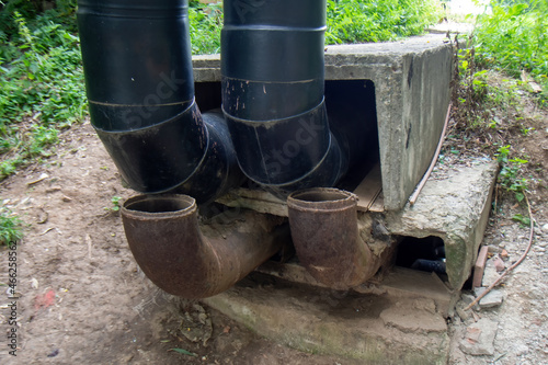 Wallpaper Mural old and new pipes on site Torontodigital.ca