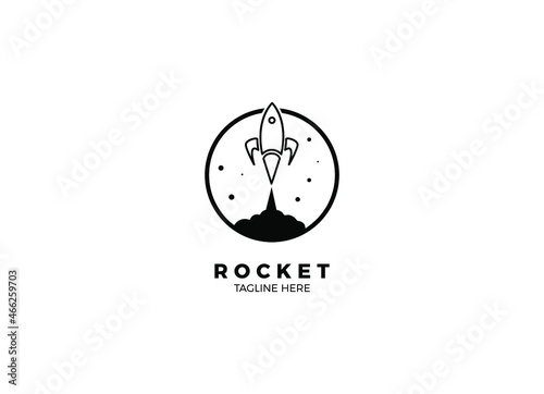 Booster Logo, Rocket advance logo designs template.