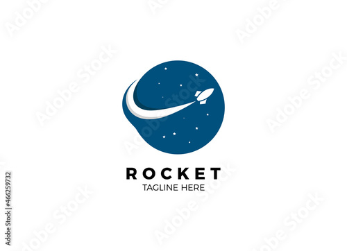 Booster Logo, Rocket advance logo designs template.