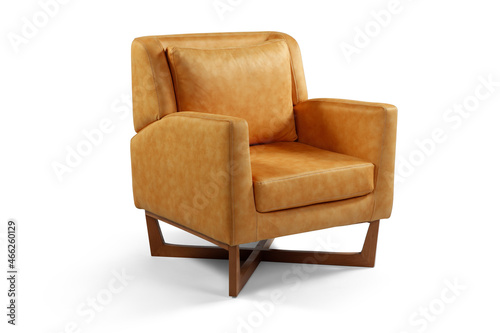armchair isolated on a white background . 