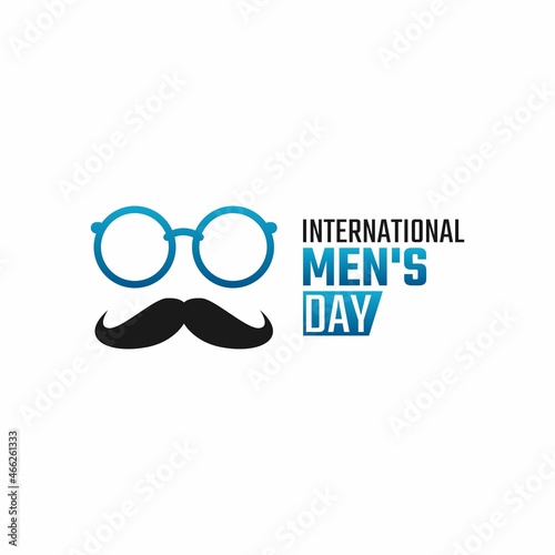 vector graphic of international men's day good for international men's day celebration. flat design. flyer design.flat illustration.