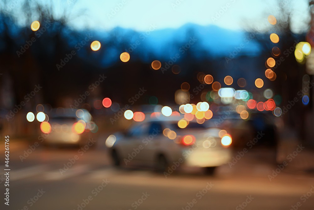 evening lights blurred background bokeh autumn, abstract city background, autumn evening lights blurred background bokeh autumn, abstract city background, autumn