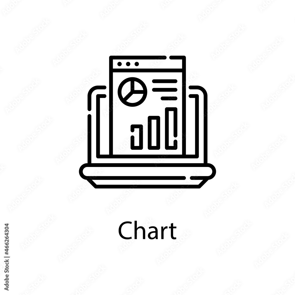 chart vector outline Icon Design illustration. Web Analytics Symbol on White background EPS 10 File chart vector outline Icon Design illustration. Web Analytics Symbol on White background EPS 10 File