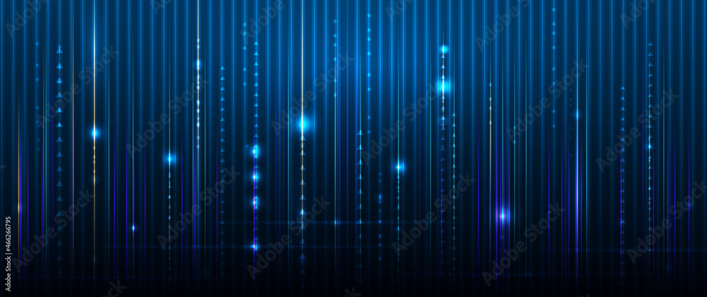 Vector abstract line pattern, digital hi tech technology design and ...