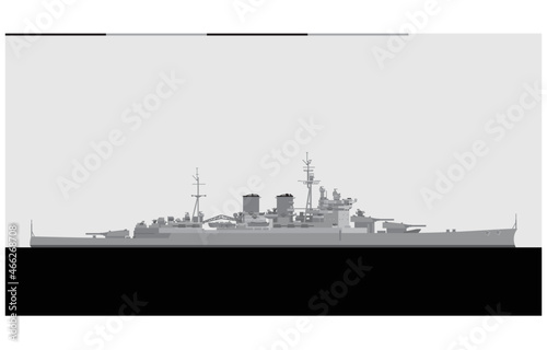 Stampa su tela HMS RENOWN 1944