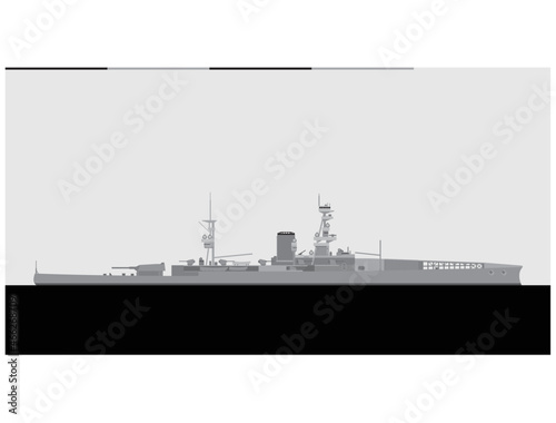 HMS FURIOUS 1917 Fototapeta