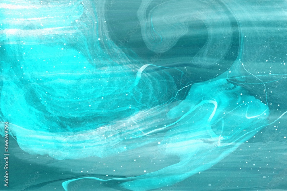 abstract blue background with waves, turquoise teal fluid art wallpaper ...