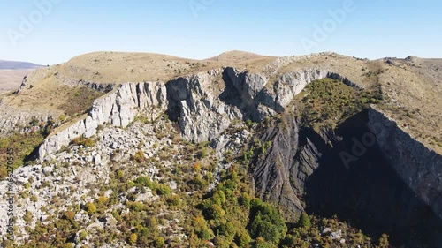 Aerial view of Rock Formation Stolo at Ponor Mountain, Balkan Mountains, Bulgaria
 photo