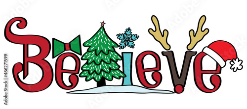 Believe Christmas New Year Collection Set