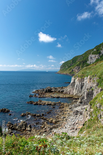 函館市 立待岬の夏の風景