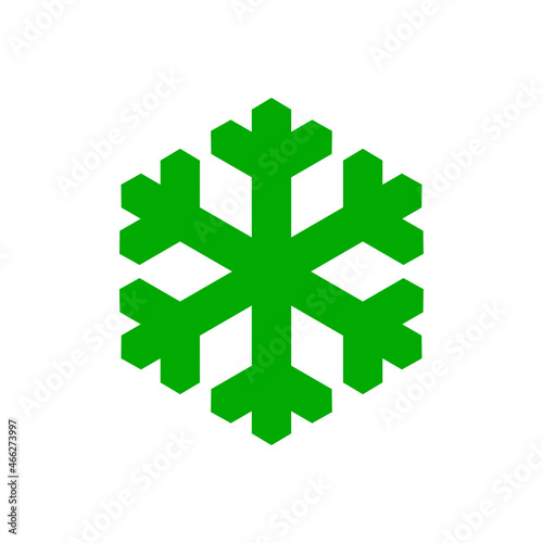 Schneeflocke und Hintergrund