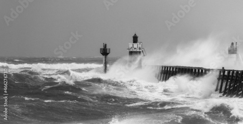 tempête Capbreton argentique