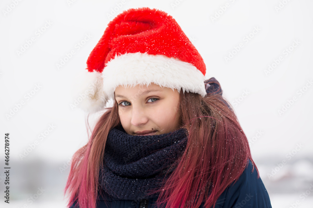 girl in a santa girl in a santa