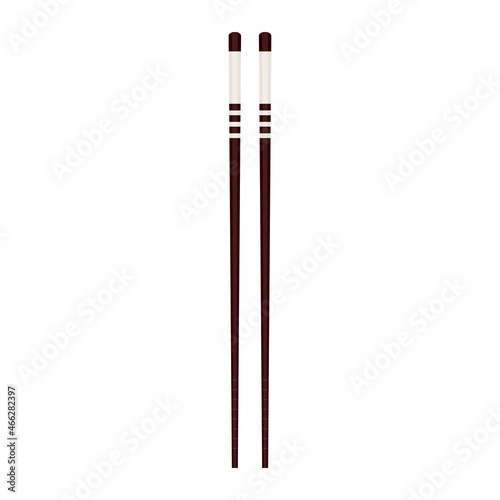 chopsticks vector. chopsticks white background. wallpaper. free space for text. copy space.