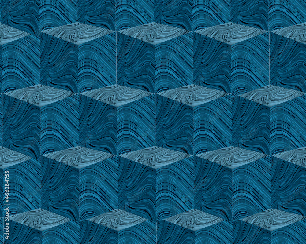 Fototapeta premium Abstract seamless grunge background. Noise structure with cubes