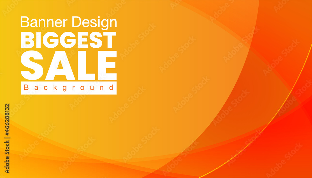 Fototapeta premium Orange background vector illustration lighting effect graphic for text and message board design infographic 