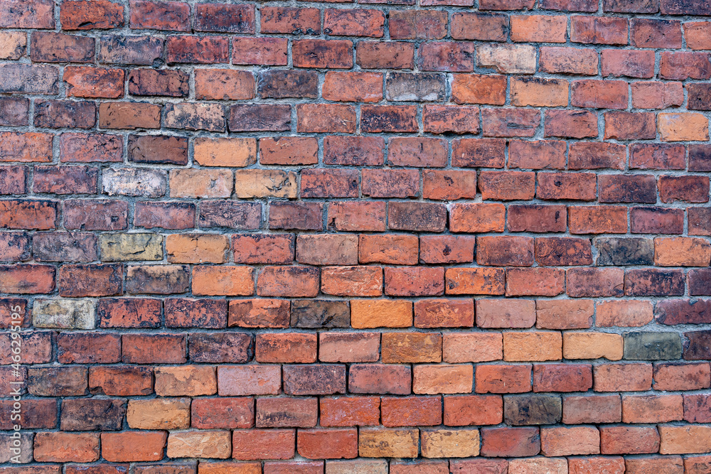 Obraz premium beautiful old red brick wall