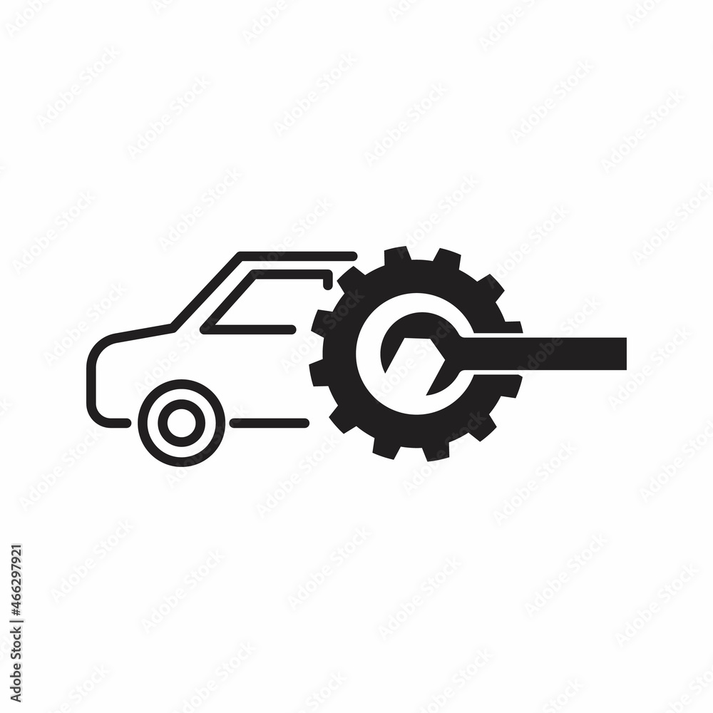 Line icon- car service Line icon- car service