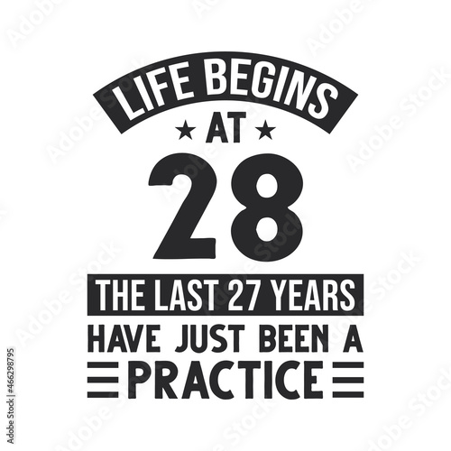 Photography 28th birthday design