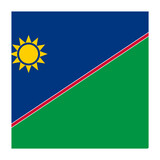 Namibia Square Country Flag button Icon