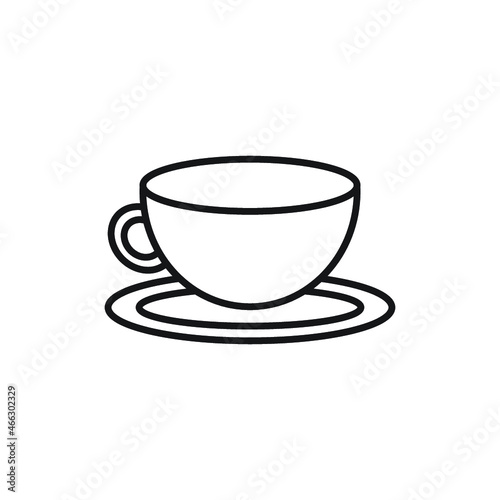 Coffee cup icon. Tea or hot drink sign