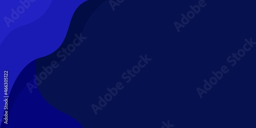 Abstract blue wave background with copy space area