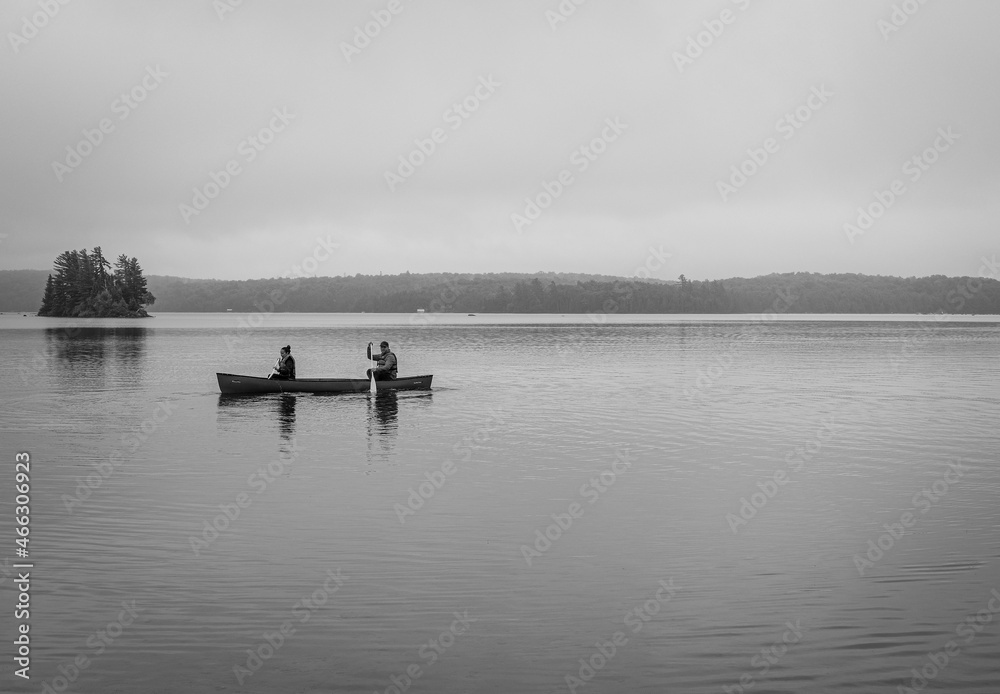 boat on the lake