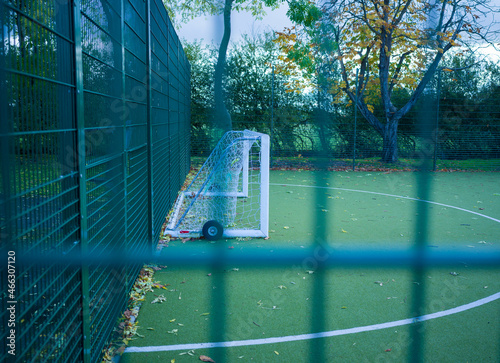 Football goal astroturf