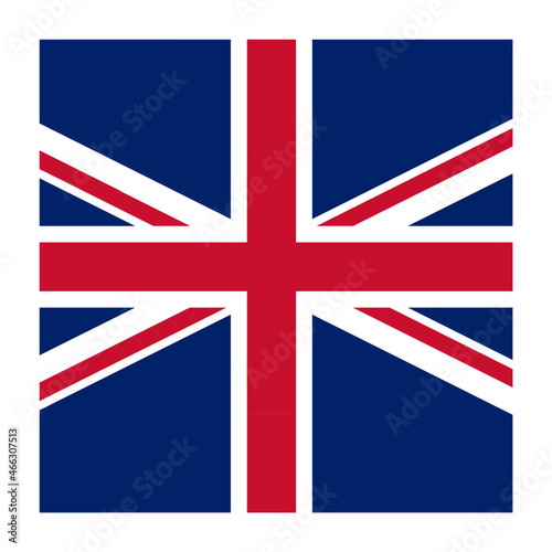 United Kingdom Square Country Flag button Icon