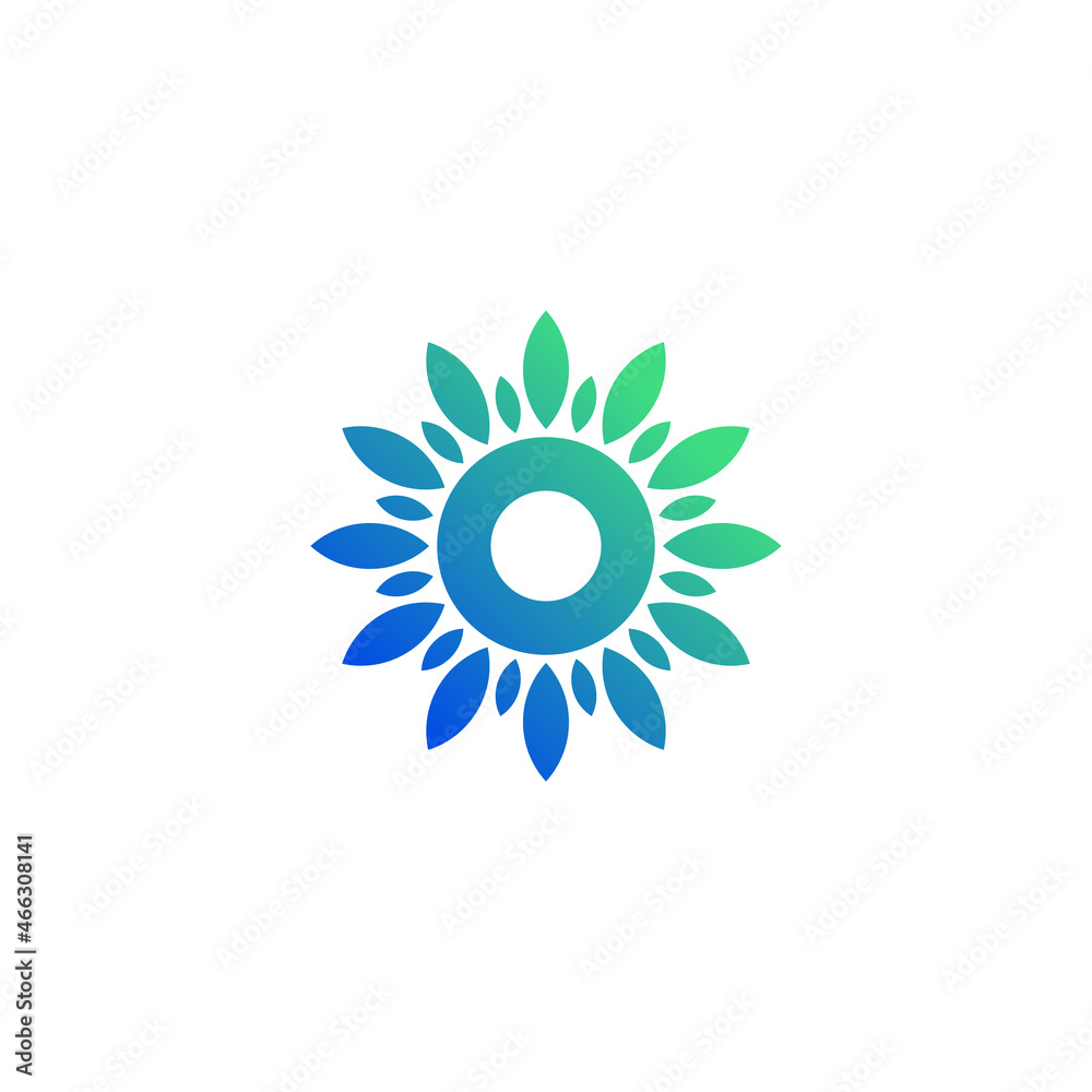 Illustration vector graphic template of sun logo Illustration vector graphic template of sun logo