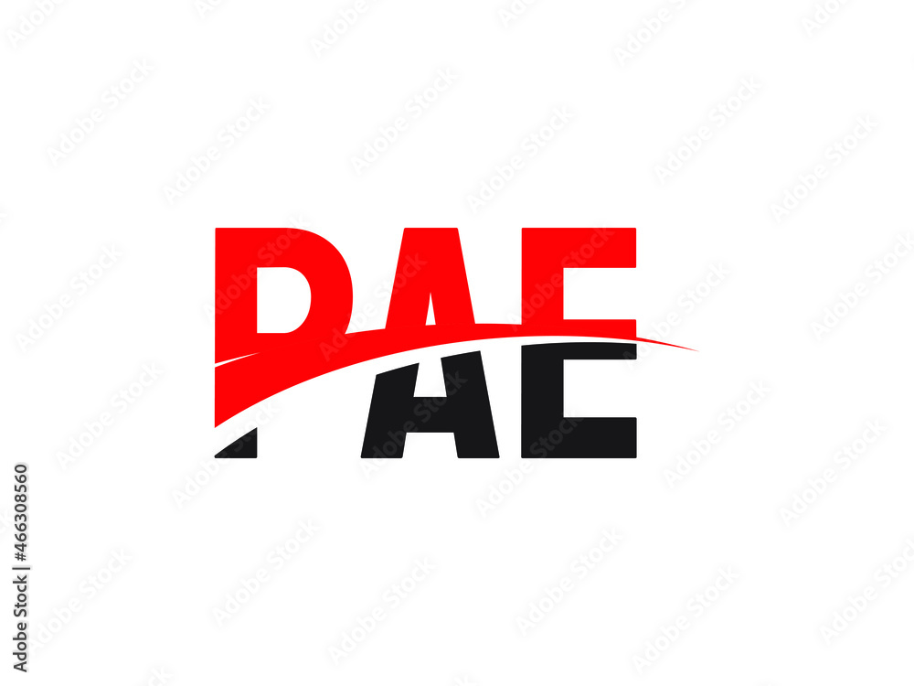 PAE Letter Initial Logo Design Vector Illustration PAE Letter Initial Logo Design Vector Illustration