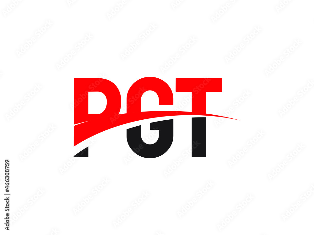 PGT Letter Initial Logo Design Vector Illustration PGT Letter Initial Logo Design Vector Illustration
