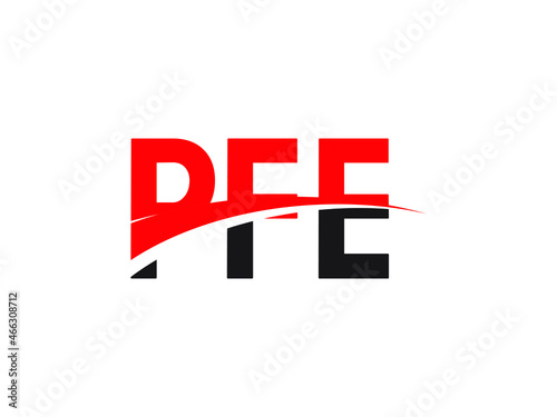 PFE Letter Initial Logo Design Vector Illustration