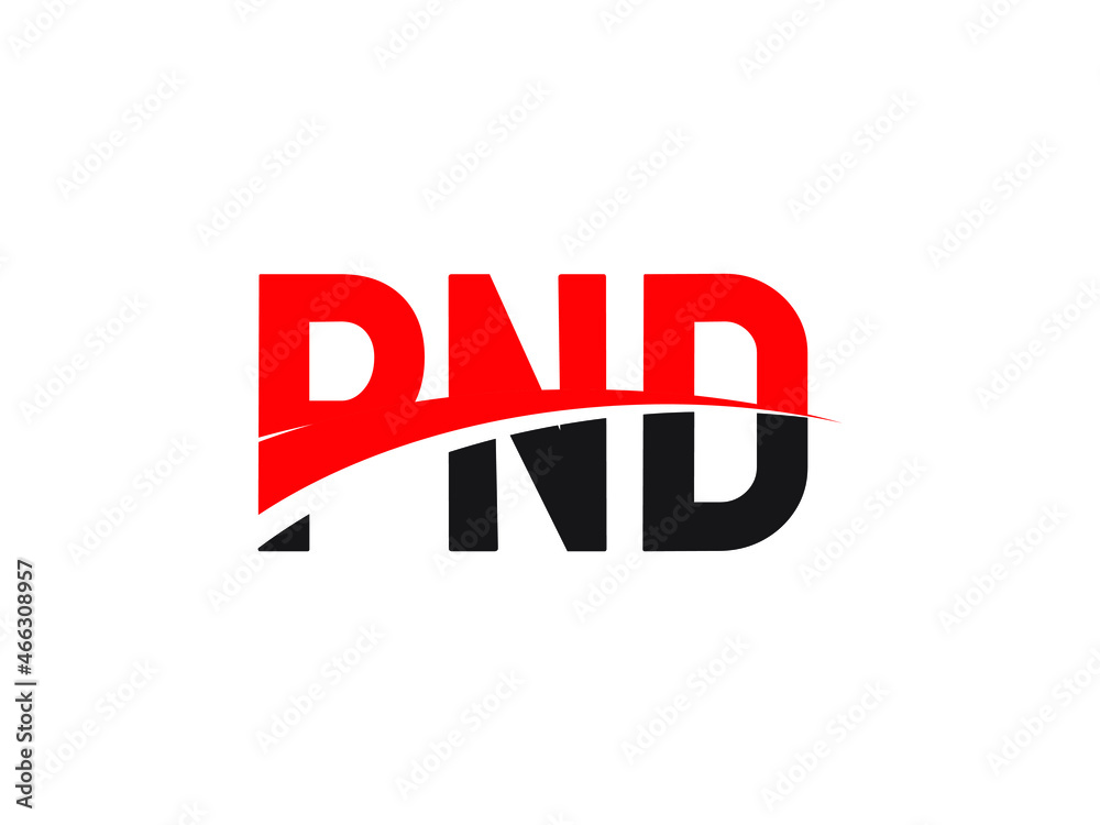 PND Letter Initial Logo Design Vector Illustration PND Letter Initial Logo Design Vector Illustration